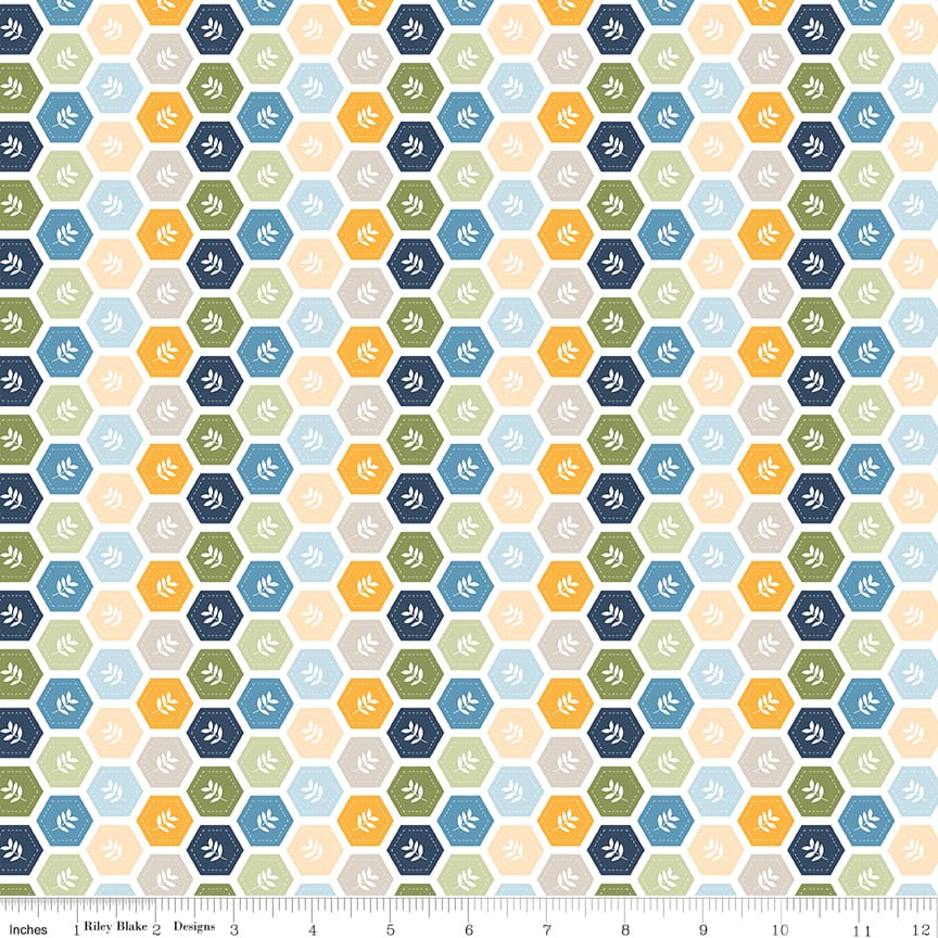 Sunshine & Dandelions Hexies Multi
