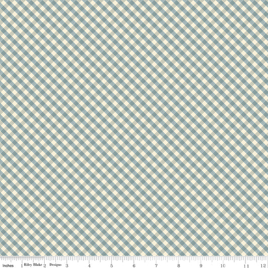 Lil' Farm Friends Gingham Blue