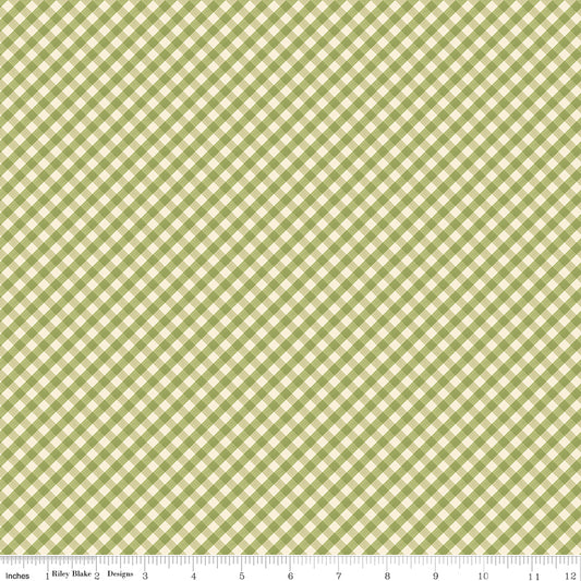 Lil' Farm Friends Gingham Green