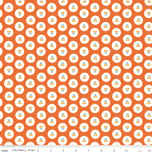 Cotton Nook Cherries Orange