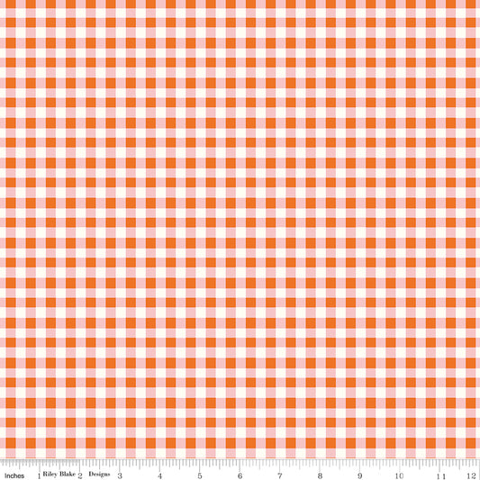 Cotton Nook Plaid Orange