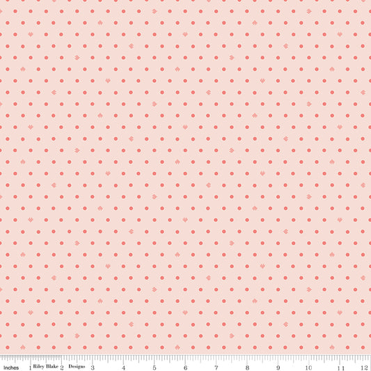 Cotton Nook Dots Blush