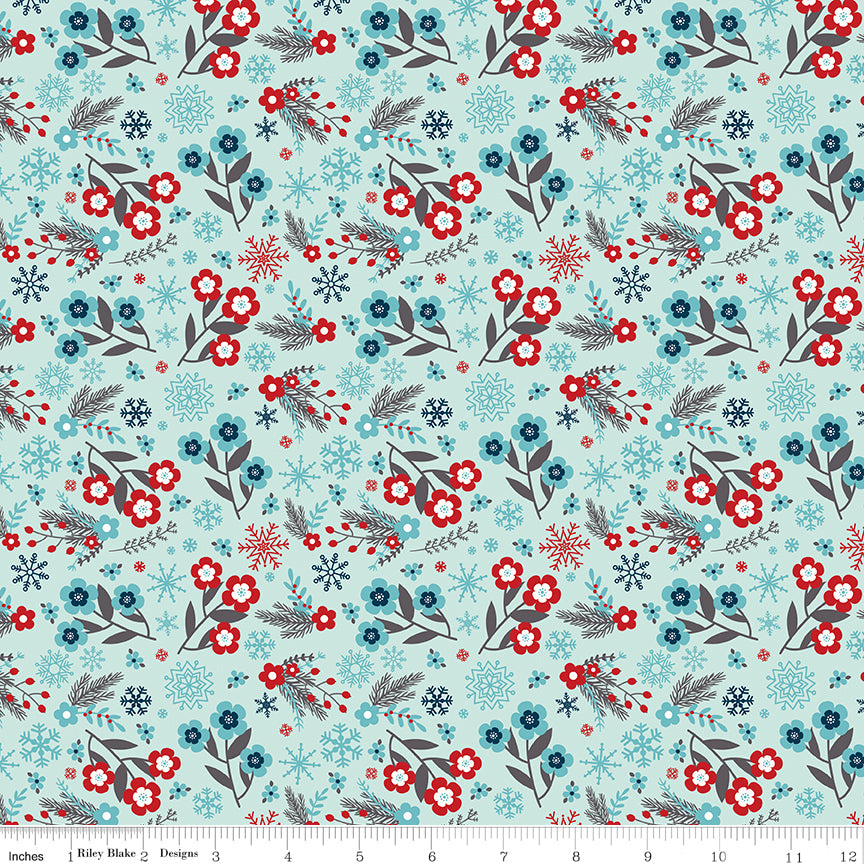 A Perfect Winter Flowers Powder
