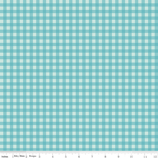 A Perfect Winter Plaid Blue