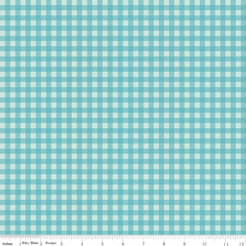 A Perfect Winter Plaid Blue