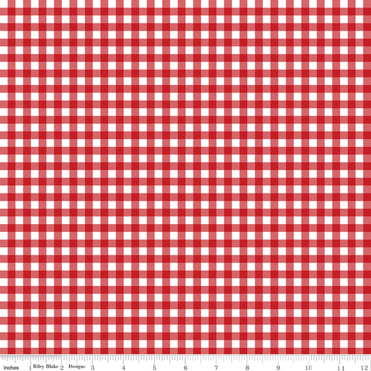 A Perfect Winter Plaid Red