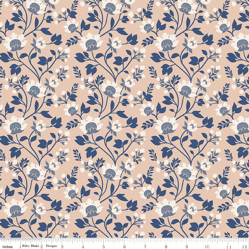 Before the Bloom Florence Blush Yardage