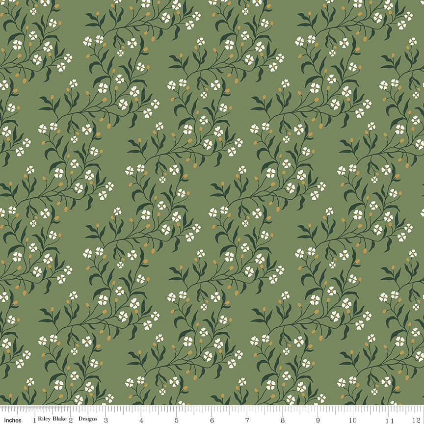 Before the Bloom Astrid Basil Yardage
