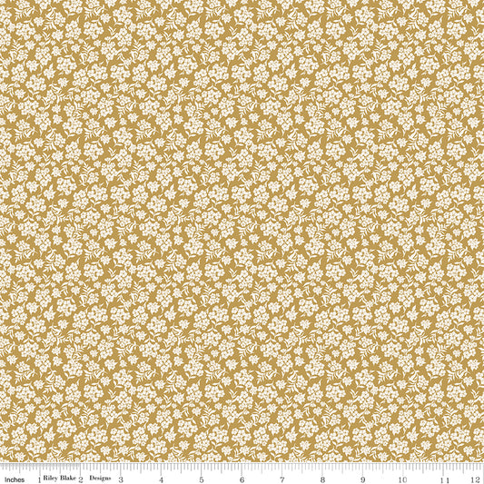 Before the Bloom Viola Gold Yardage