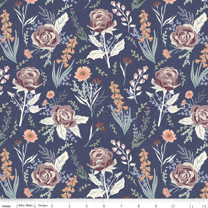 Hedgerow Haven Cottage Floral Blue