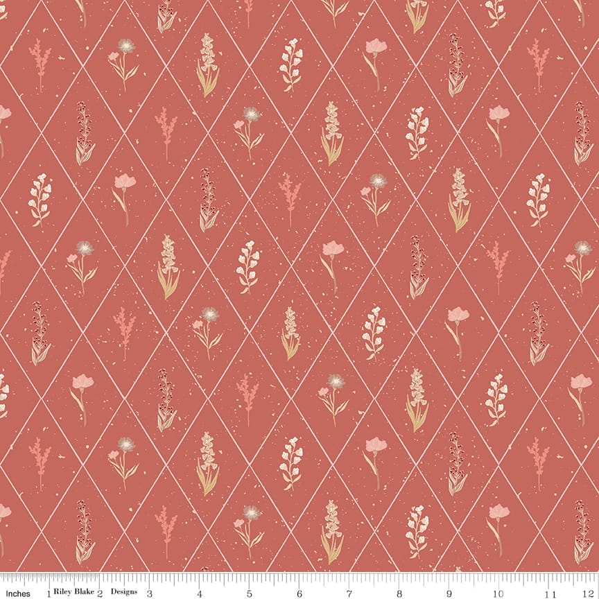 Hedgerow Haven Floral Argyle Rose