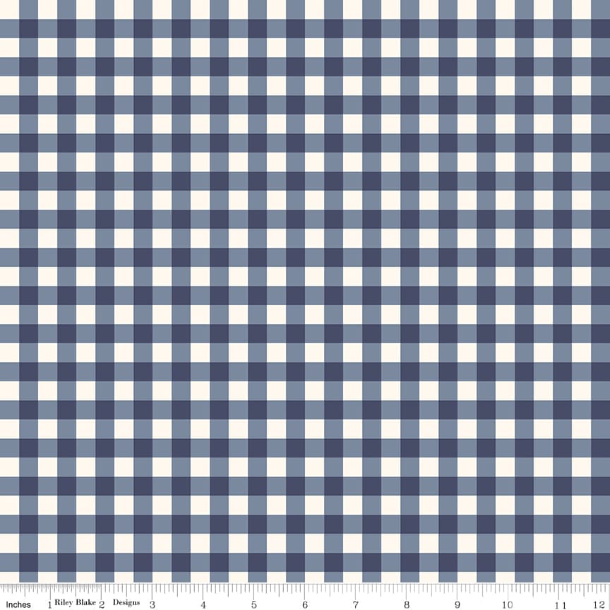 Hedgerow Haven Gingham Blue
