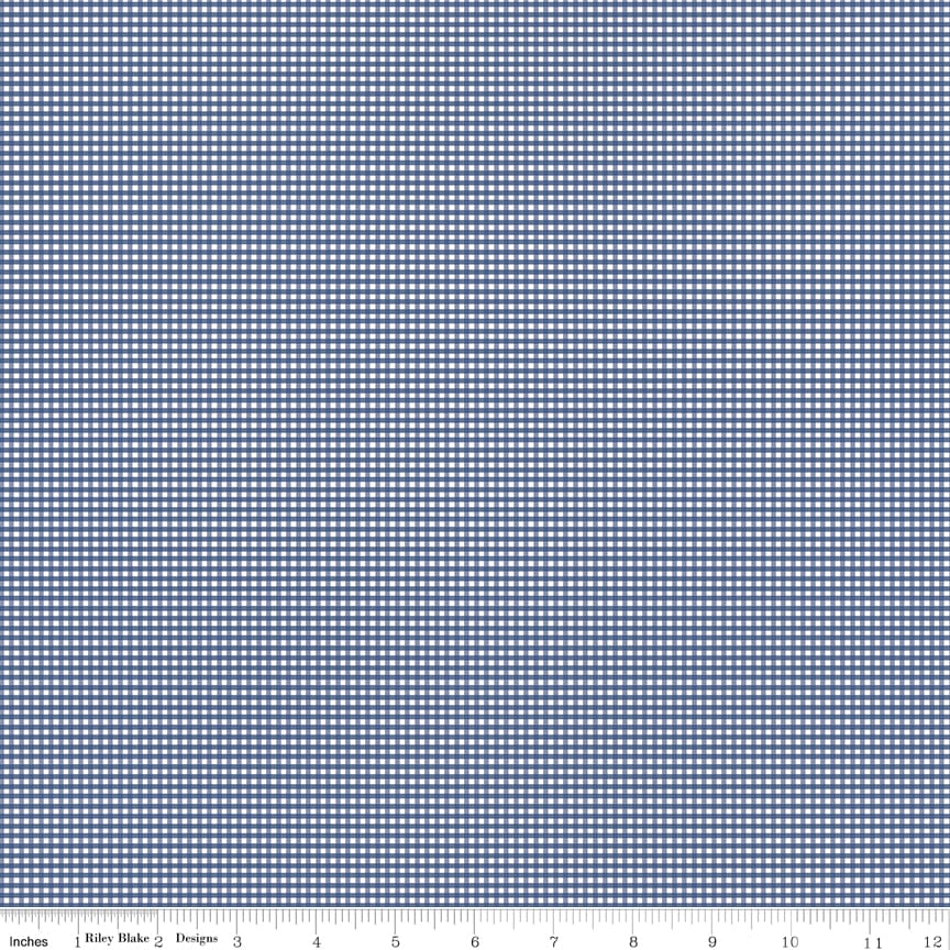 Micro Gingham Denim