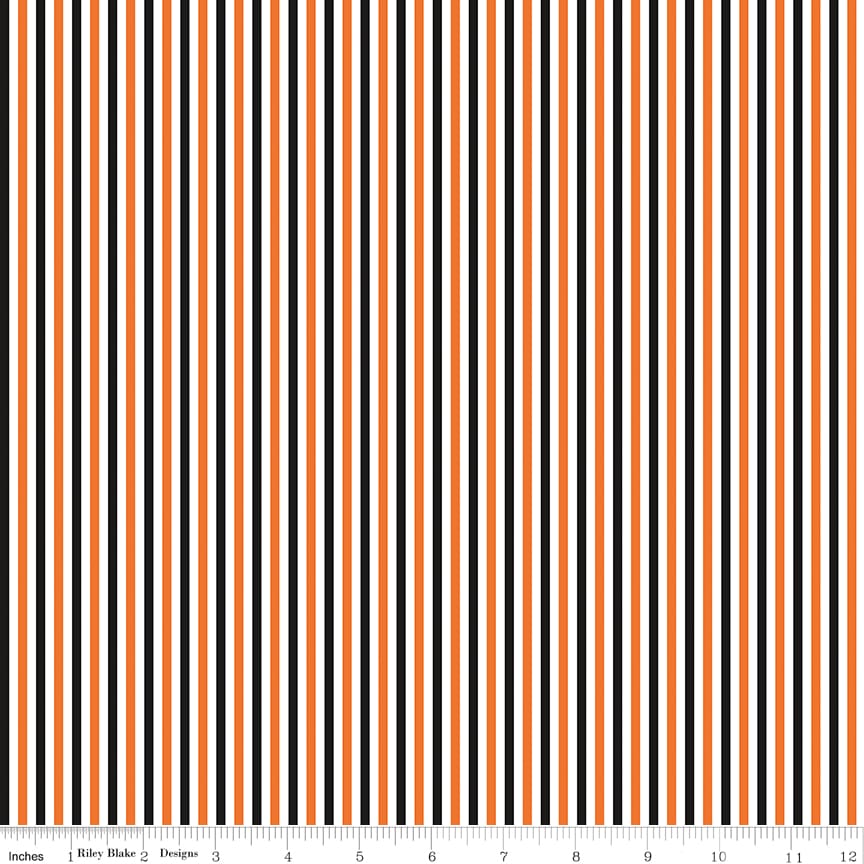1/8" Stripe Halloween