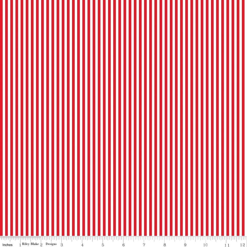 1/8" Stripe Red