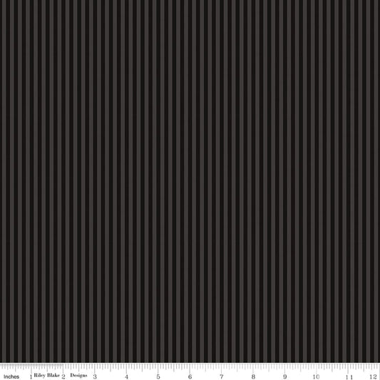 1/8" Tonal Stripe Black