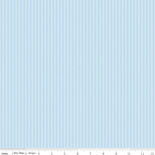 1/8" Tonal Stripe Boy Blue