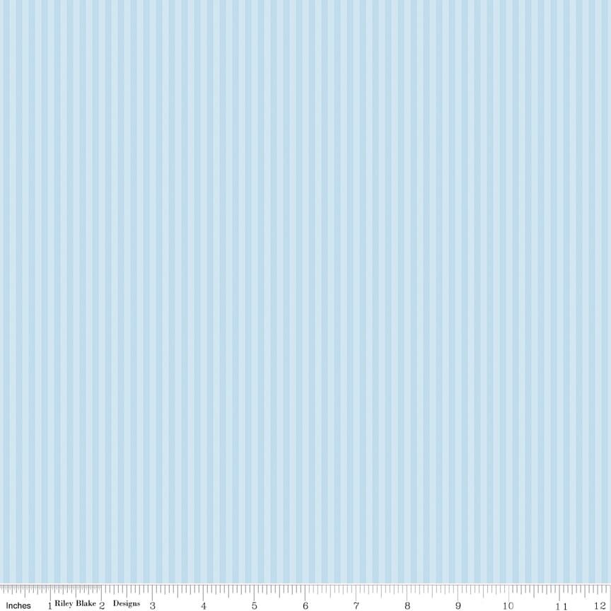1/8" Tonal Stripe Boy Blue