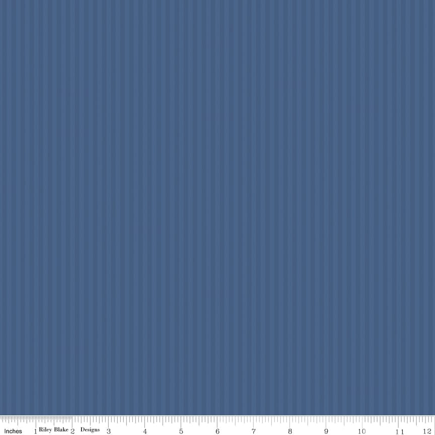1/8" Tonal Stripe Denim