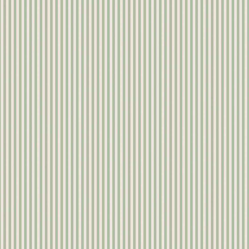 1/8" Stripe on Ivory Sage