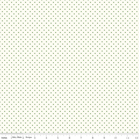 Swiss Dot On Cream Clover