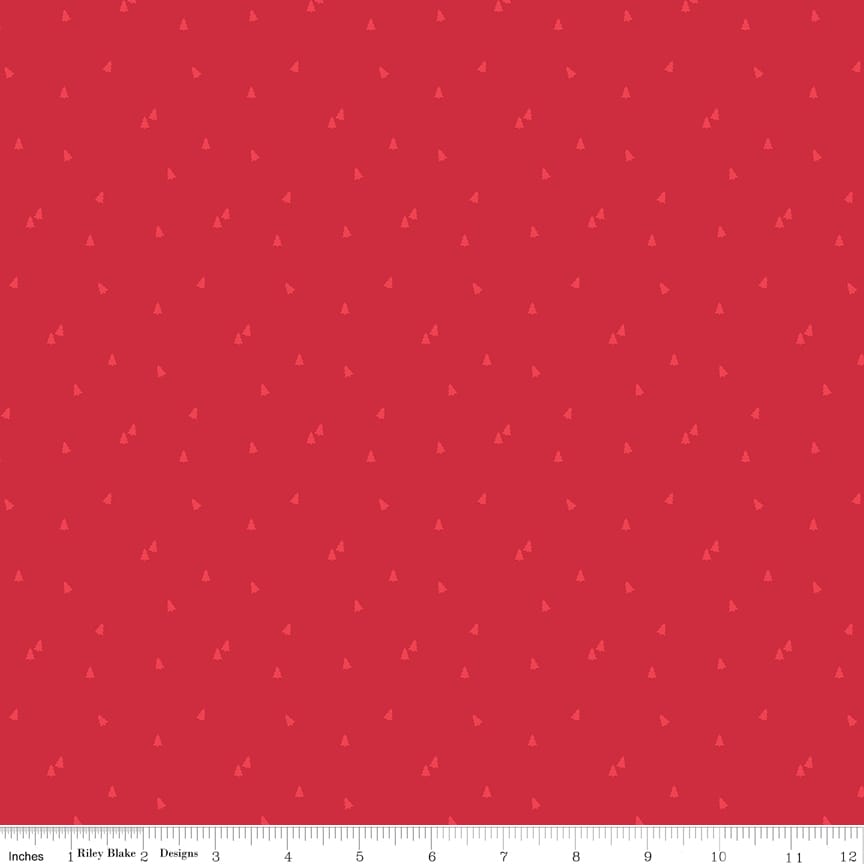 Seasonal Basics Trees Red