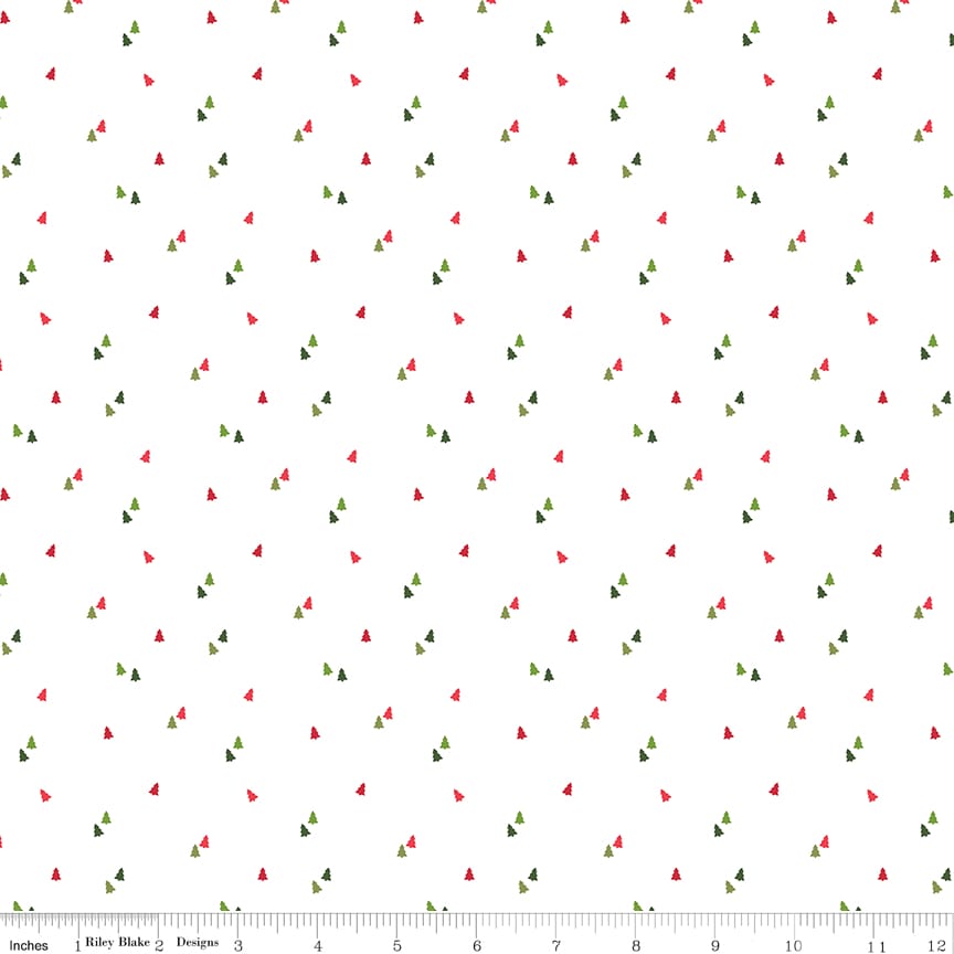 Seasonal Basics Trees White