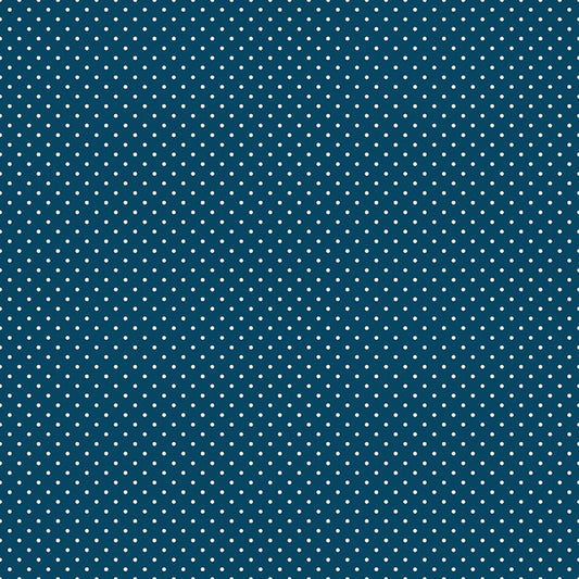 Swiss Dot Oxford Blue
