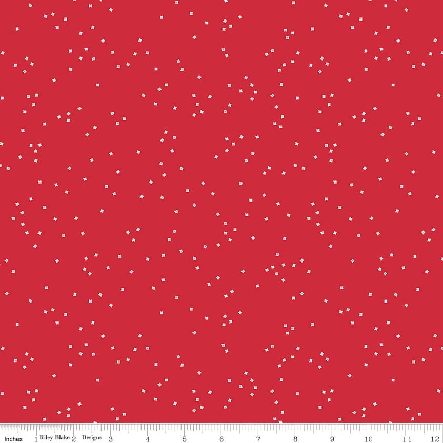 Blossoms In Color Red