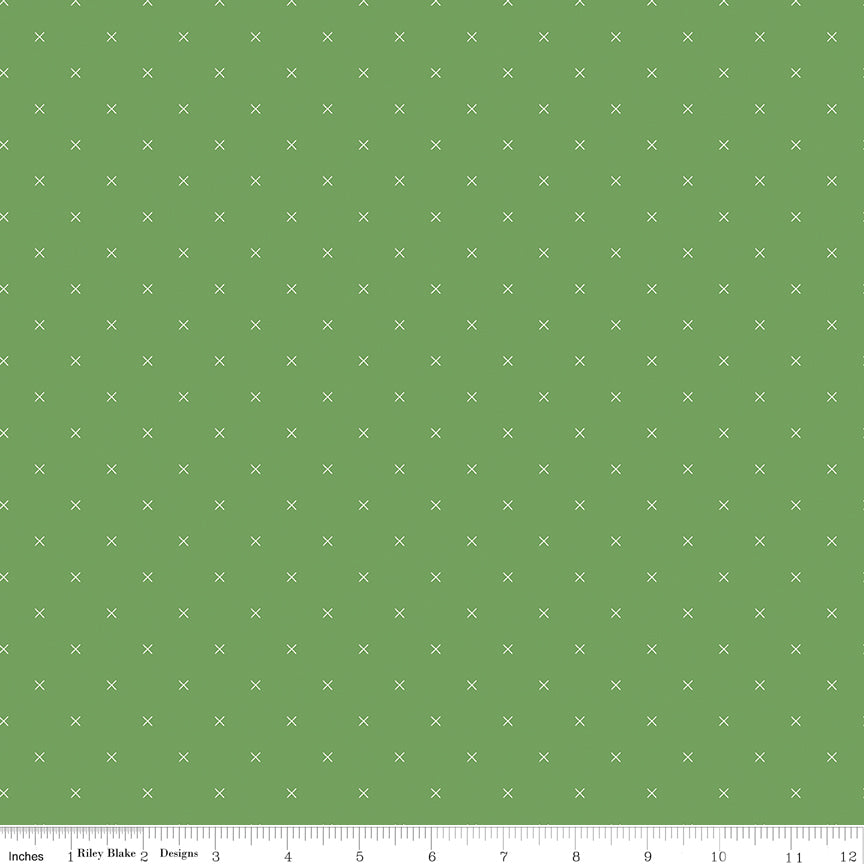 Bee Cross Stitch Clover Yardage