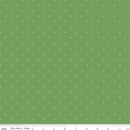 Bee Cross Stitch Clover Yardage