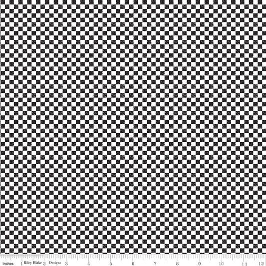 Check Please! 1/4" Check Black