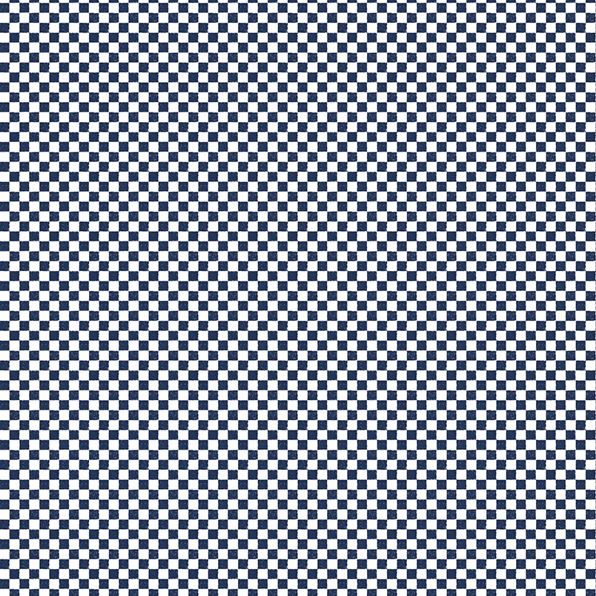 Check Please! 1/4" Check Navy