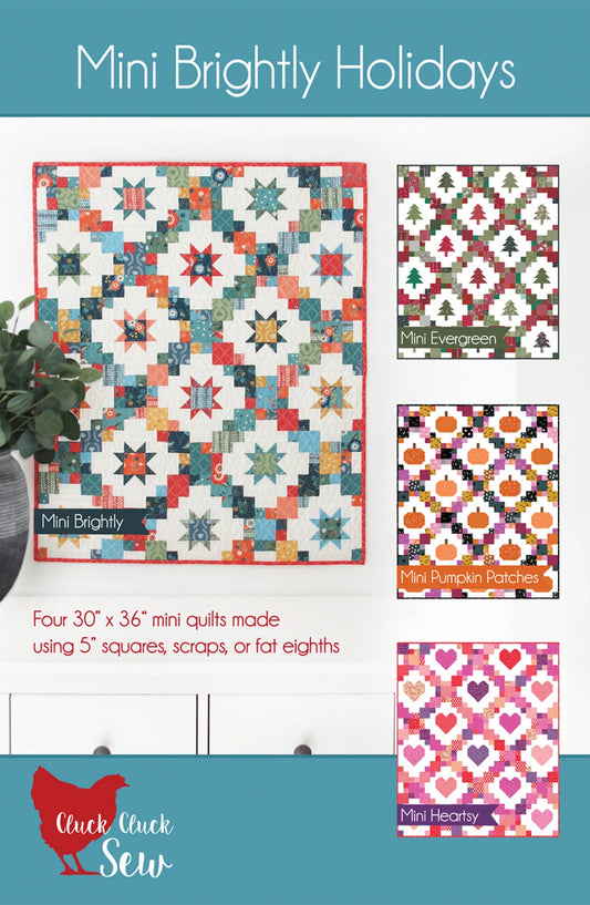 Mini Brightly Holidays quilt pattern cover