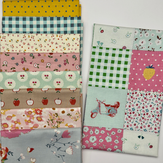 Cotton Nook Petite Fat Quarter Bundle 9 Piece