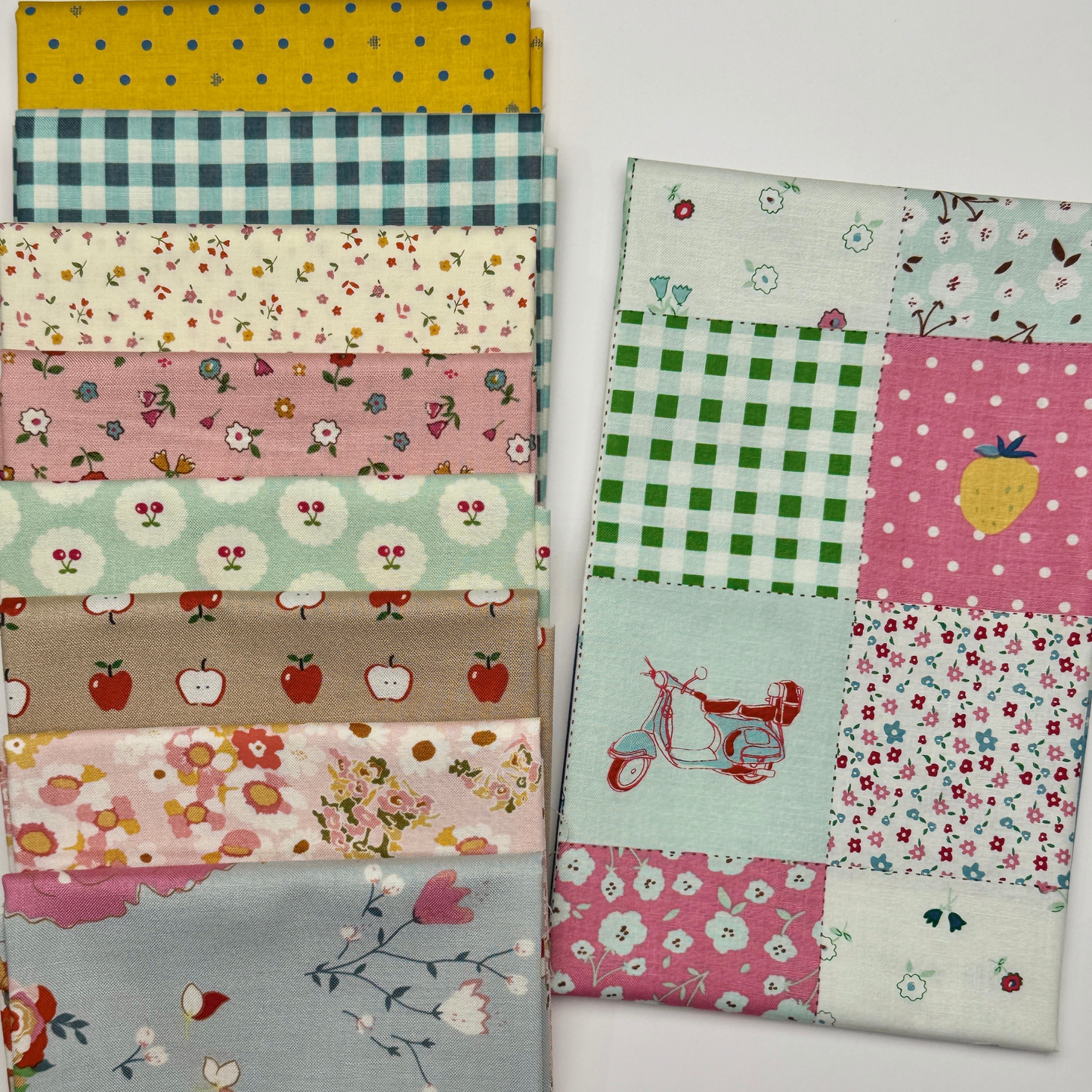 Cotton Nook Petite Fat Quarter Bundle 9 Piece