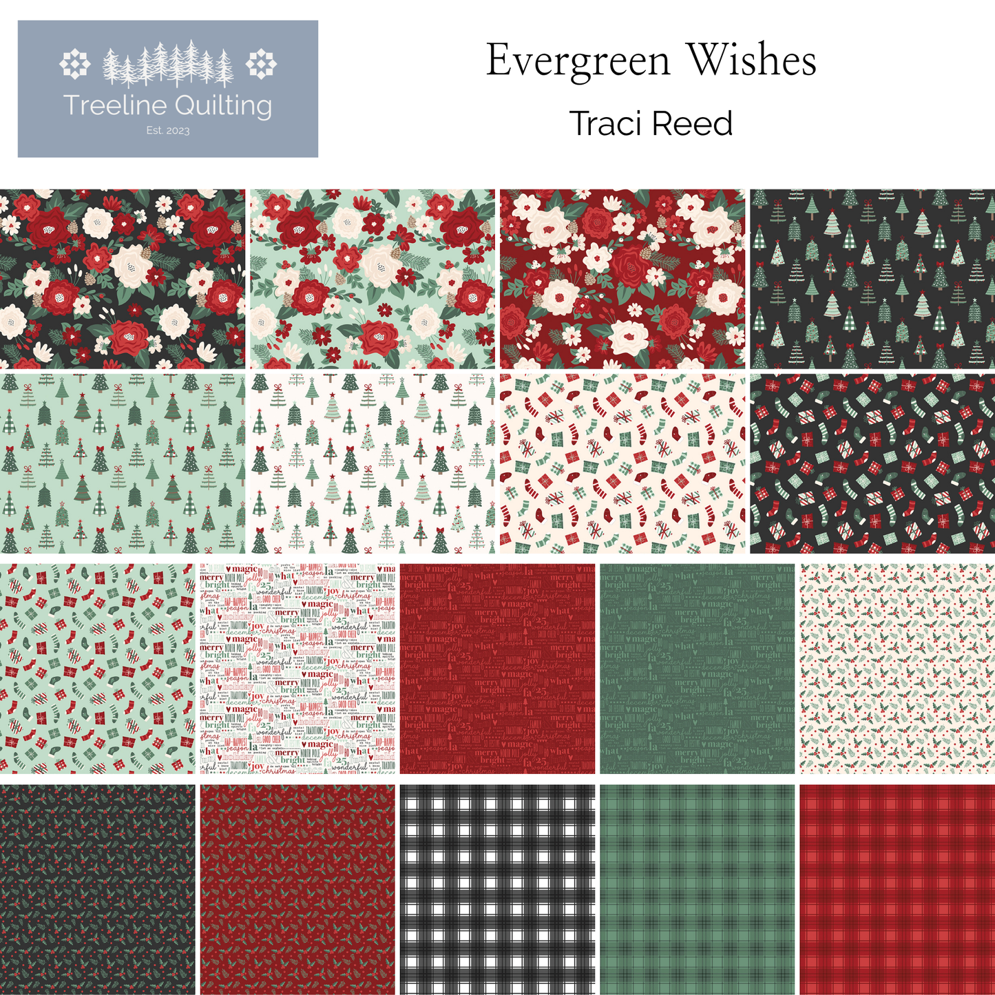 Evergreen Wishes 10 Inch Stacker, 42 Pcs.