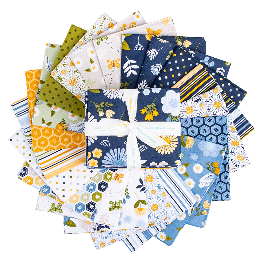 Sunshine and Dandelions fat quarter bundle
