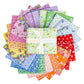Traditional 30s fabric collection for Riley Blake fanned out around a center bundle
