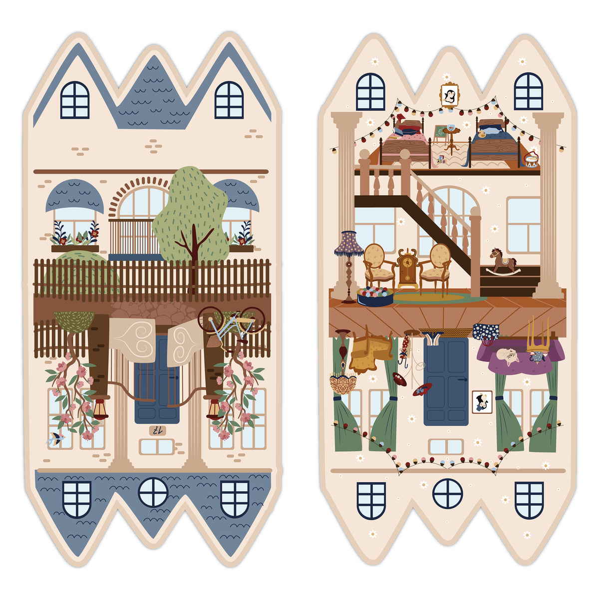 Spoonful of Sugar house project felt panel 