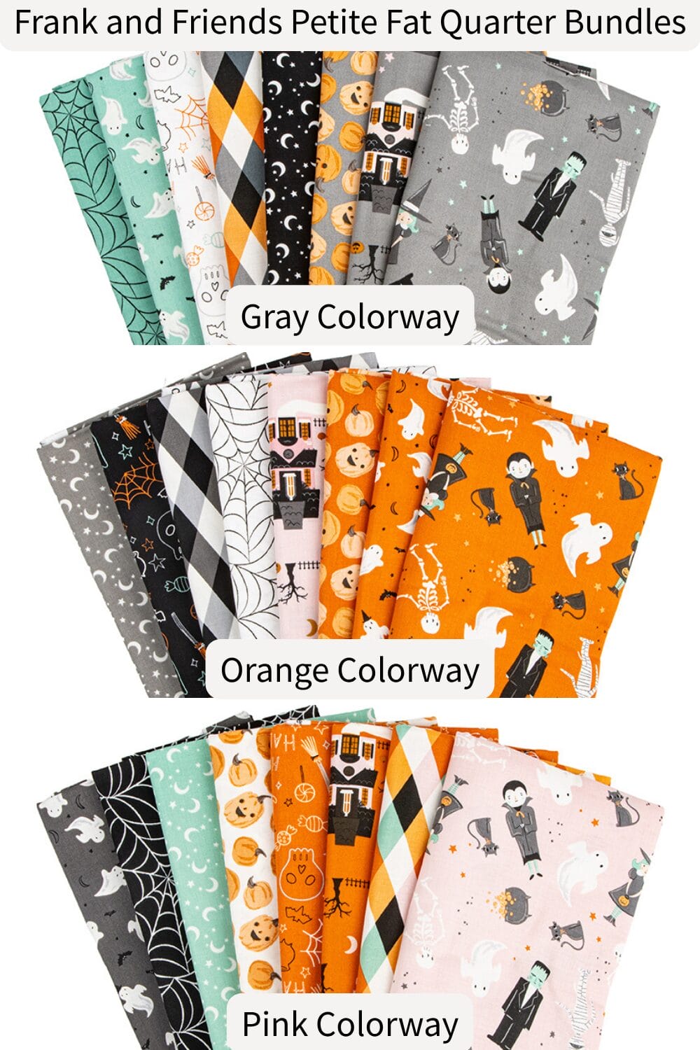 Frank and Friends Petite Fat Quarter Bundles – Curated Colorways