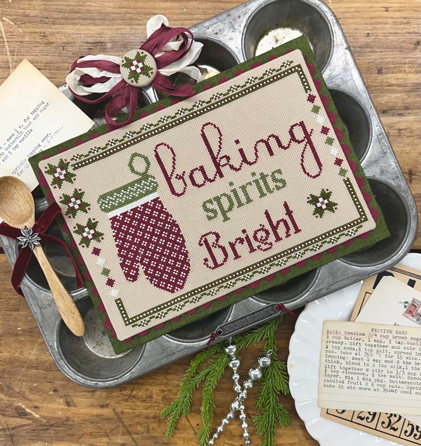 Baking Spirits Bright on Tin