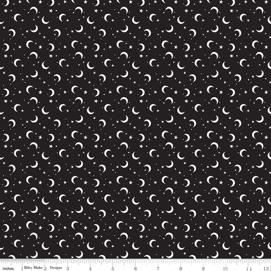 Frank and Friends Moon & Stars Black