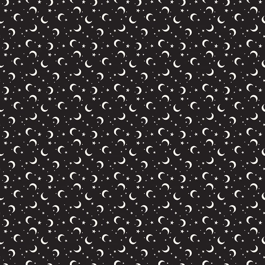 Frank and Friends Moon & Stars Black