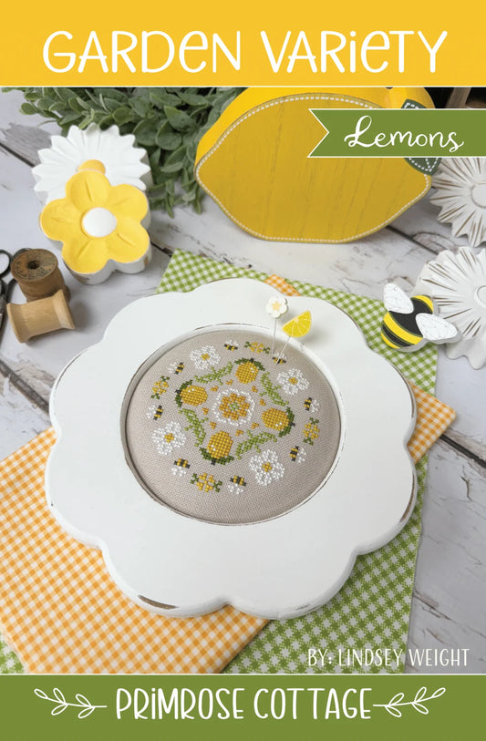 Garden Variety Lemons Cross Stitch Pattern