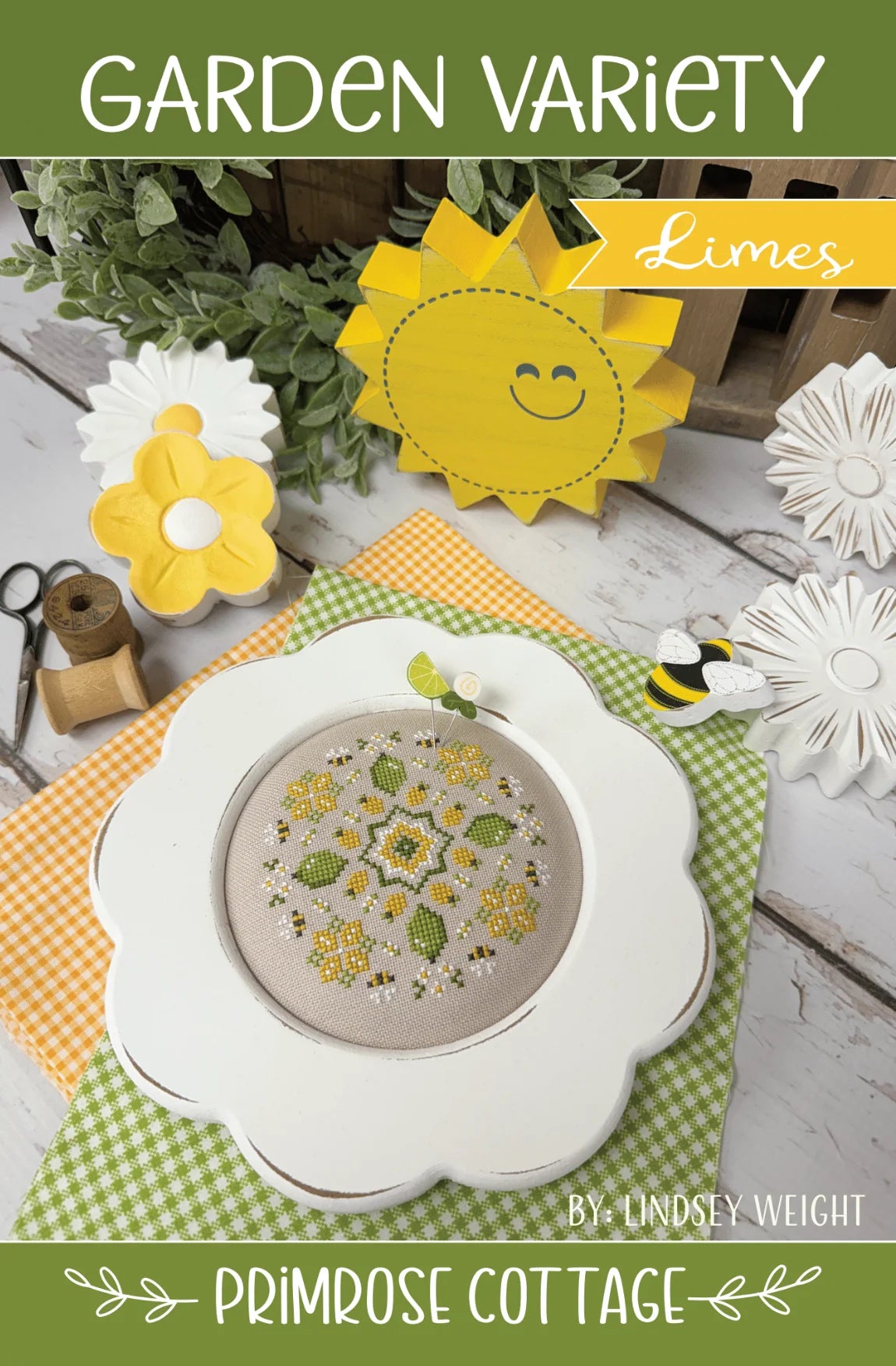 Garden Variety Limes Cross Stitch Pattern