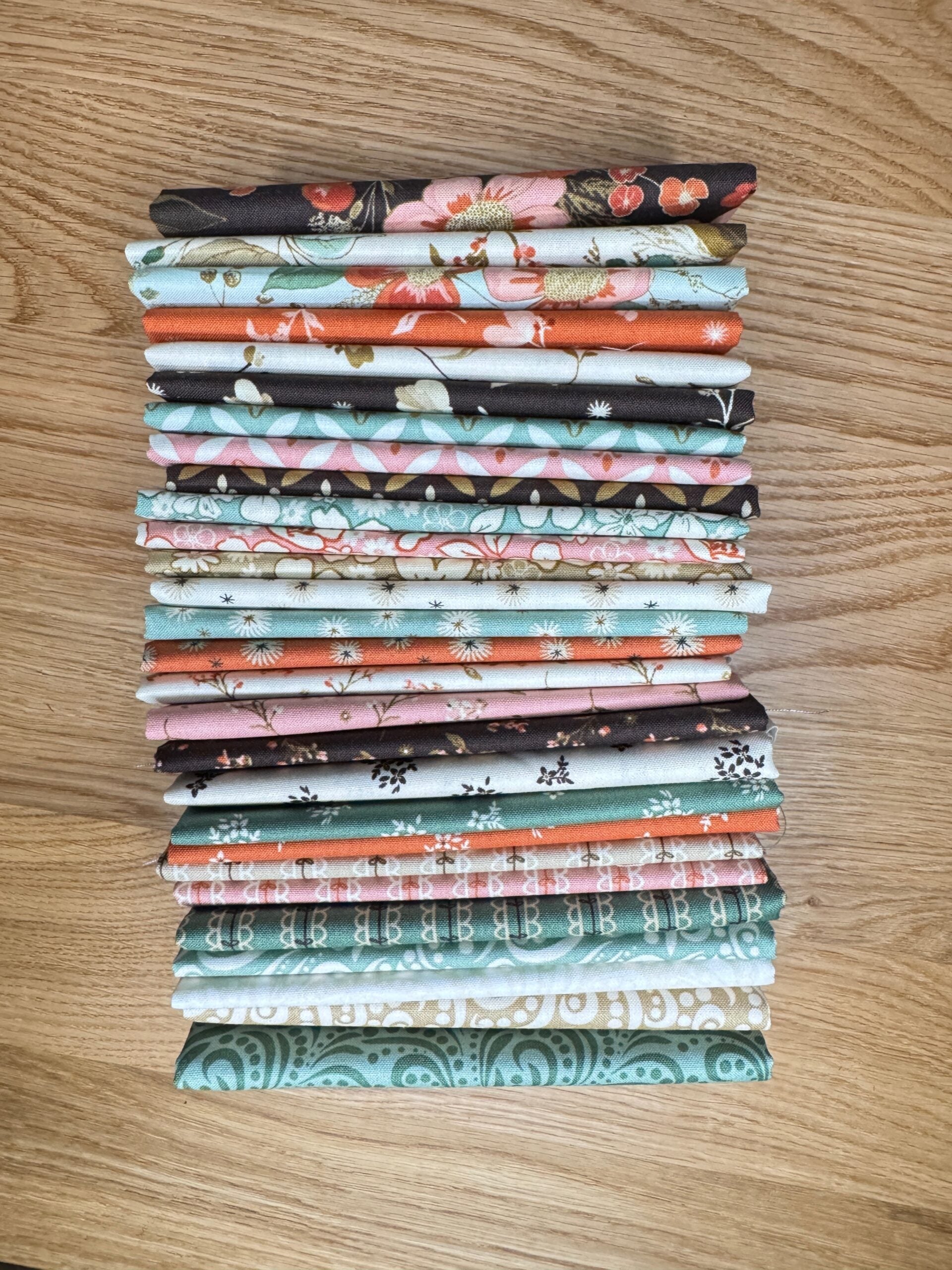 Morning Latte Fat Eighth Bundle — 28 Piece Fabric Bundle by Sandy Gervais for Riley Blake Designs
