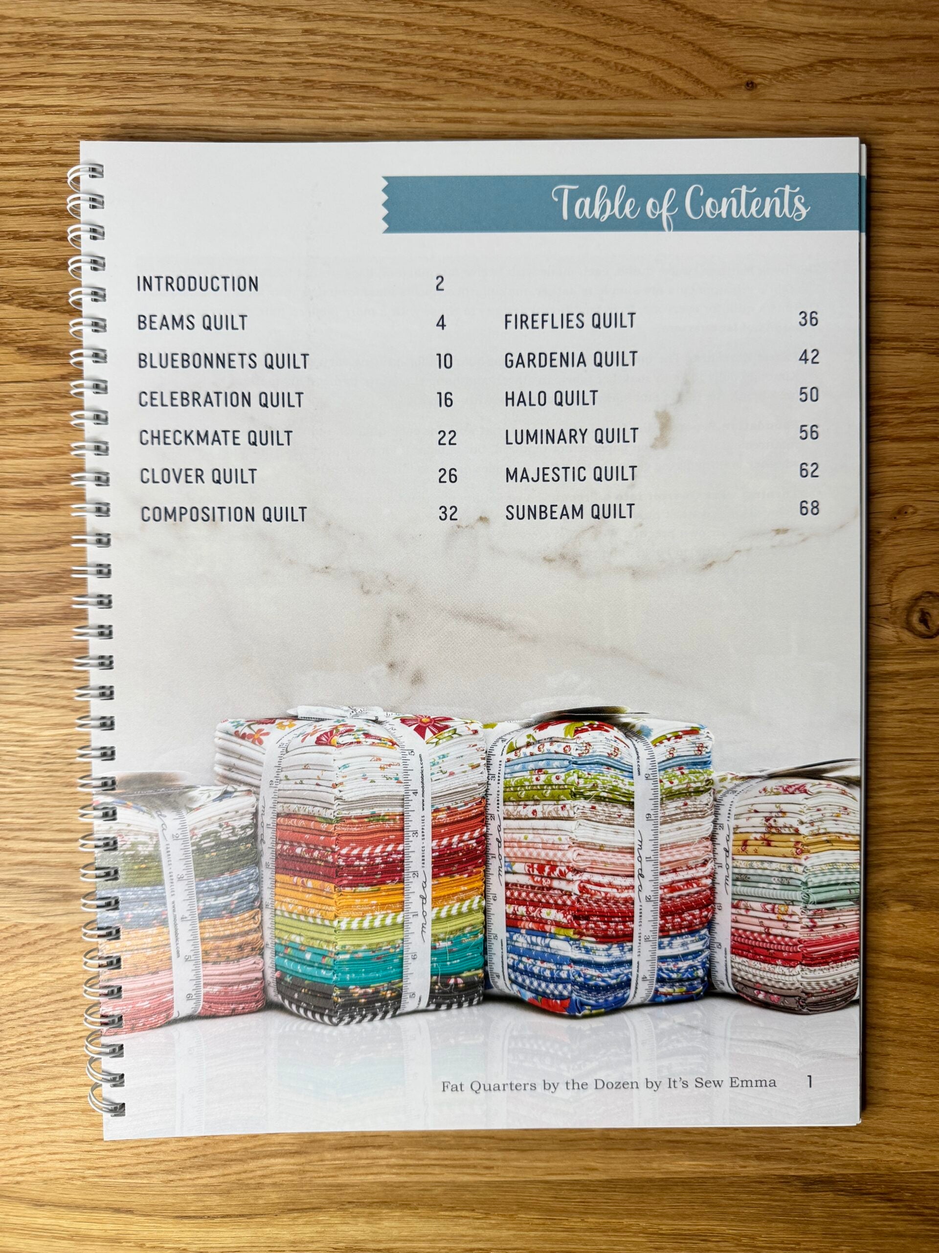 Fat Quarters by the Dozen Book by It’s Sew Emma