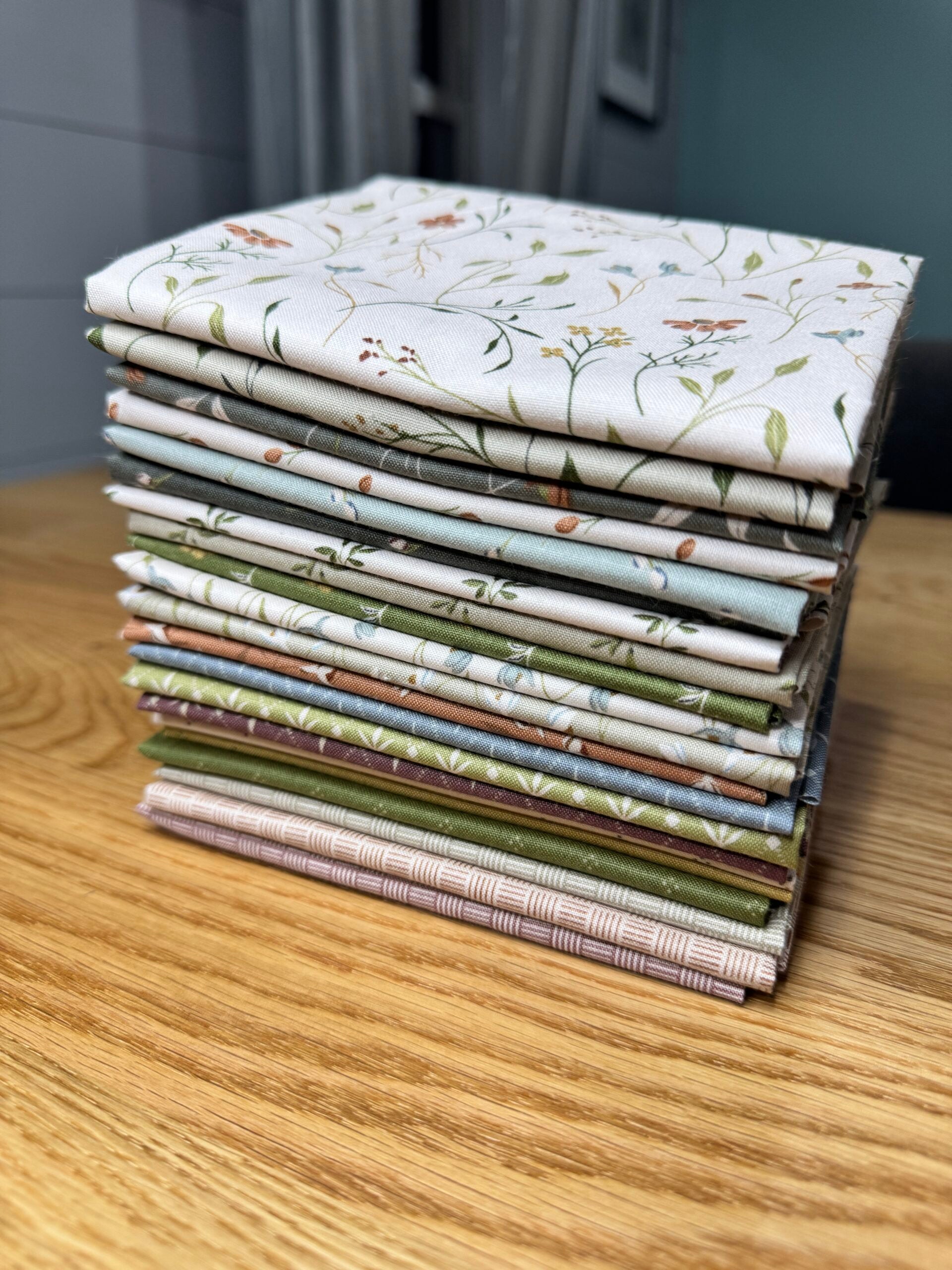 Threads of Grace Fat Quarter Bundle – 21 Prints by Kassidy Grace for Riley Blake Designs