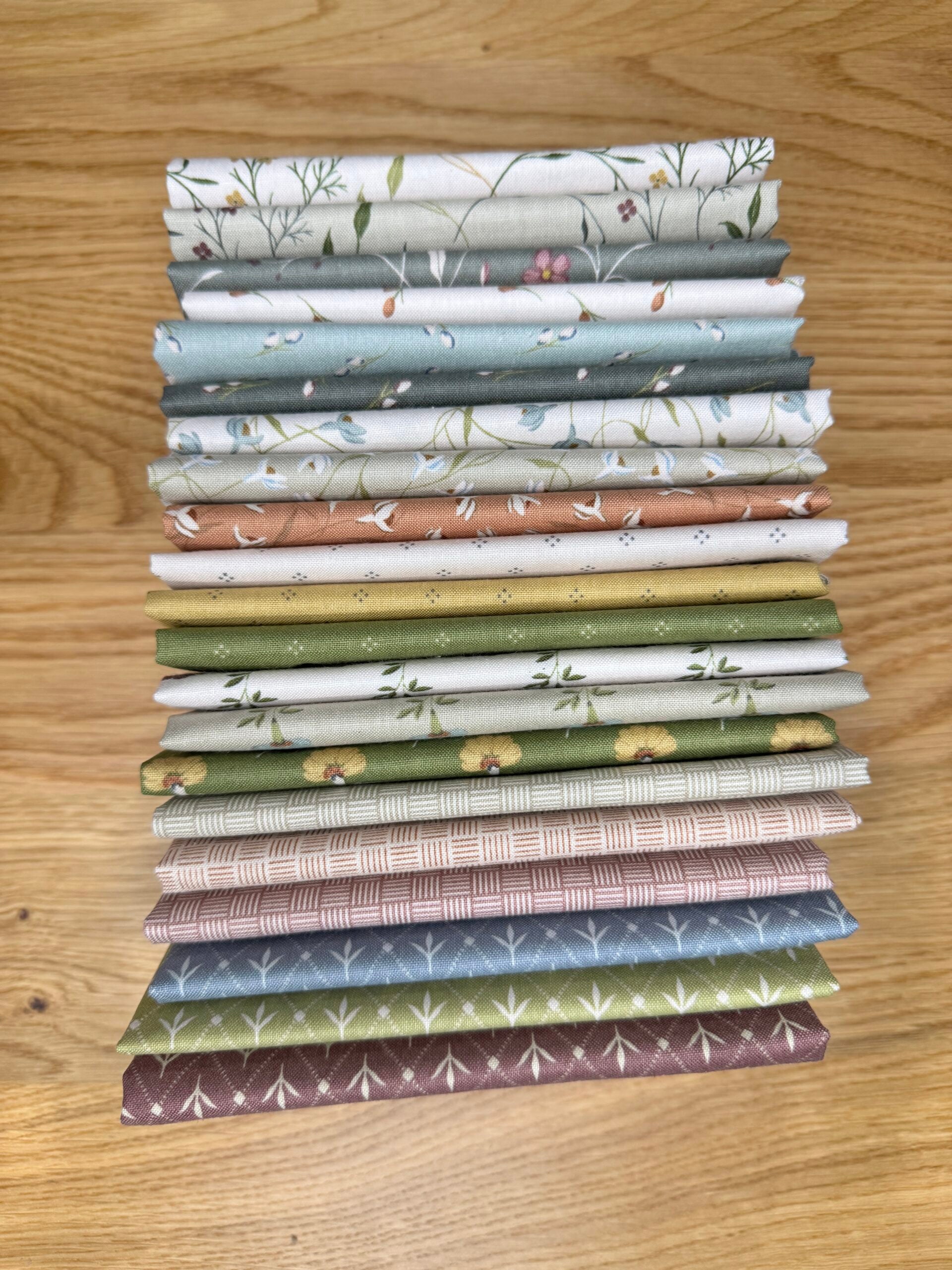 Threads of Grace Fat Eighth Bundle – 21 Prints by Kassidy Grace for Riley Blake Designs